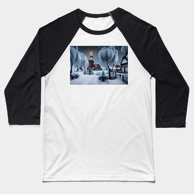 Winter is coming... Baseball T-Shirt by FineArtworld7